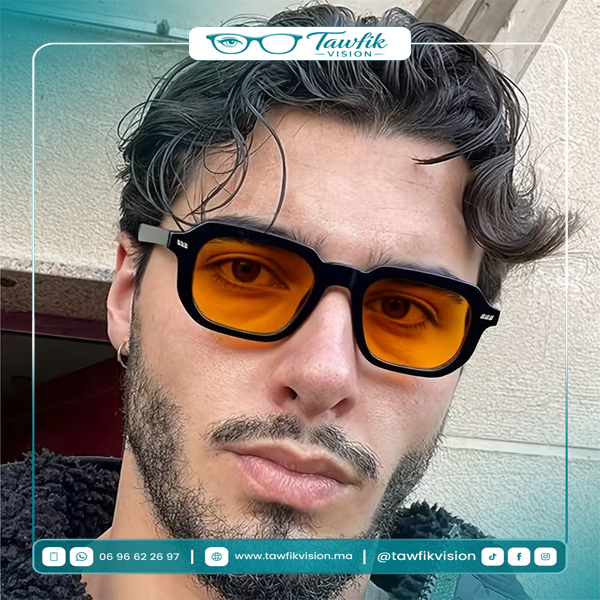 235785.1 Lunettes de Soleil Rectangulaires Homme – Style Vintage & Protection UV - Image 1