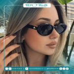 Lunettes de Soleil Ovales Noires – Élégance Intemporelle - Image 2