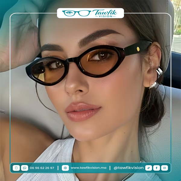 tawfikvision32-1 Lunettes de soleil rétro pour femmes, monture légère en acrylique avec charnières en métal robustes, offrant un style élégant et un confort optimal pour un usage quotidien. - Image 1
